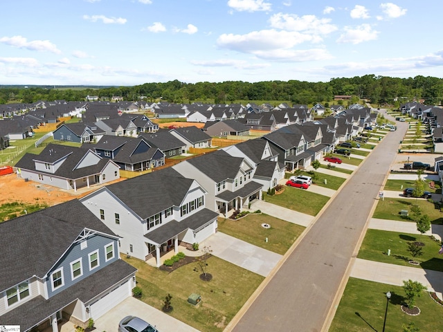 birds eye view of property featuring a residential view
