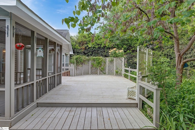 5 Bellfort Ct, Taylors, SC 29687 - view of wooden deck