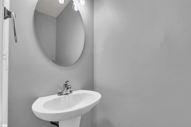 bathroom with a sink
