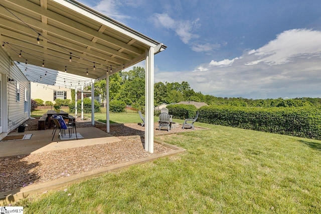106 Hickory Valley Way, Taylors, SC 29687 - view of yard with fence and a patio area