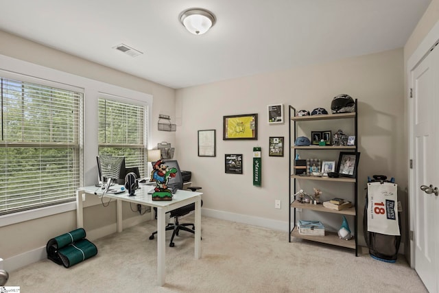 324 Runion Lake Ct, Taylors, SC 29687 - carpeted office space featuring visible vents and baseboards