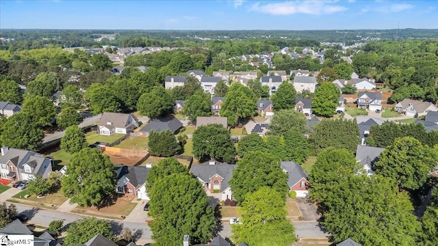 drone / aerial view featuring a residential view