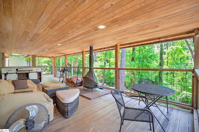 261 Joann Cir, Fair Play, SC 29643 - view of sunroom / solarium