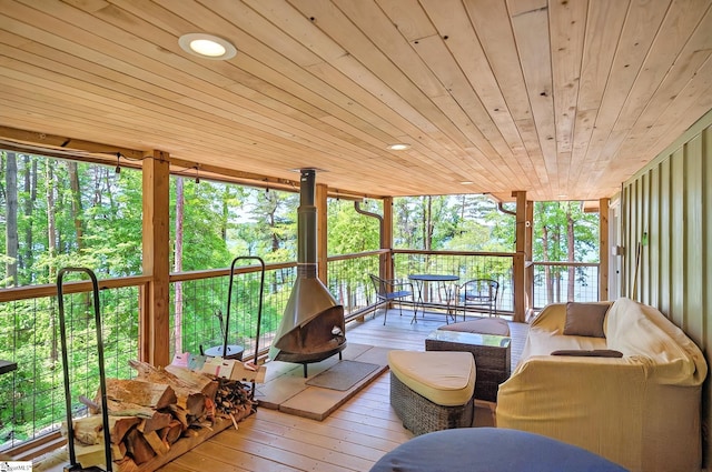 261 Joann Cir, Fair Play, SC 29643 - sunroom / solarium featuring outdoor lounge area