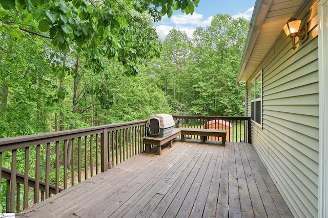 view of deck