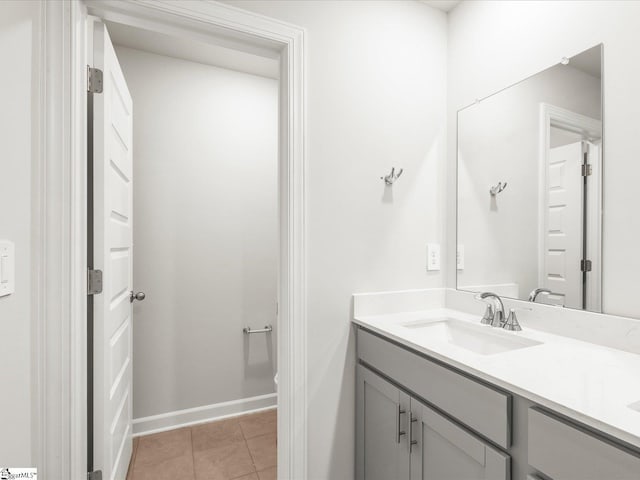 112 Arrow Ct, Greer, SC 29651 - bathroom featuring double vanity and tile patterned flooring
