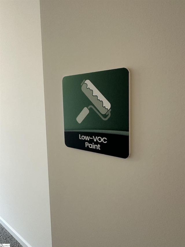 interior details with baseboards