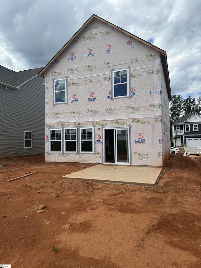 view of back of property
