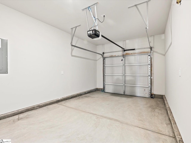 122 Arrow Ct, Greer, SC 29651 - garage featuring a garage door opener and electric panel