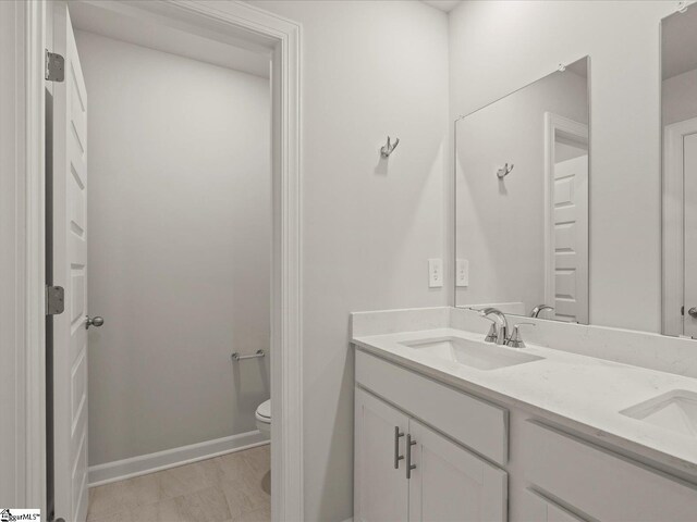124 Arrow Ct, Greer, SC 29651 - bathroom with double vanity