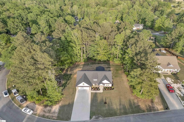 555 Canewood Ln, Campobello, SC 29322 - bird's eye view with a forest view