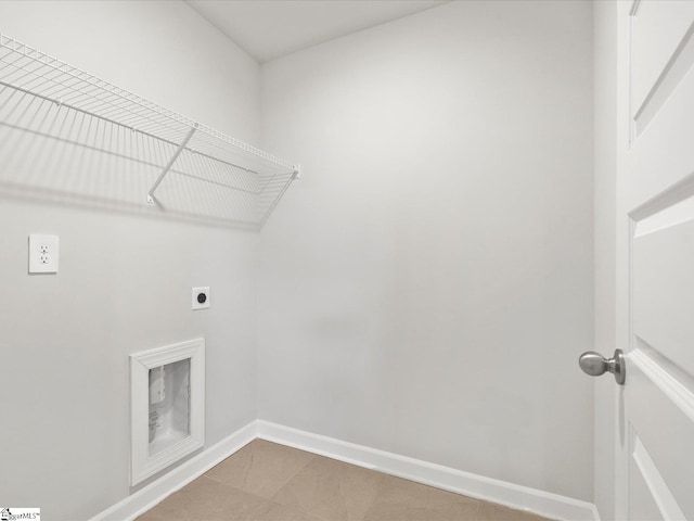 126 Arrow Ct, Greer, SC 29651 - laundry room featuring electric dryer hookup and tile patterned flooring
