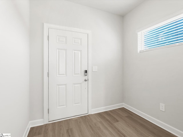126 Arrow Ct, Greer, SC 29651 - entrance foyer featuring wood finished floors and baseboards