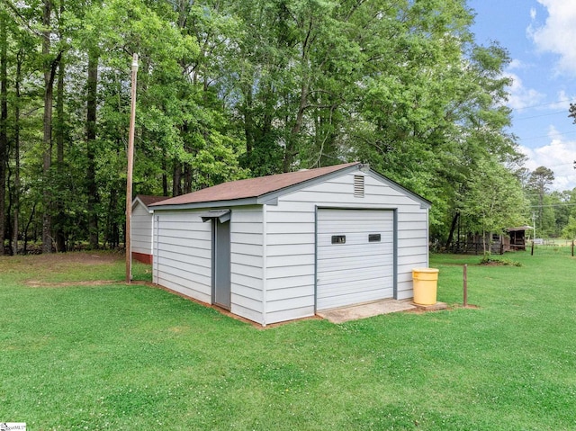 view of outbuilding featuring an outbuilding