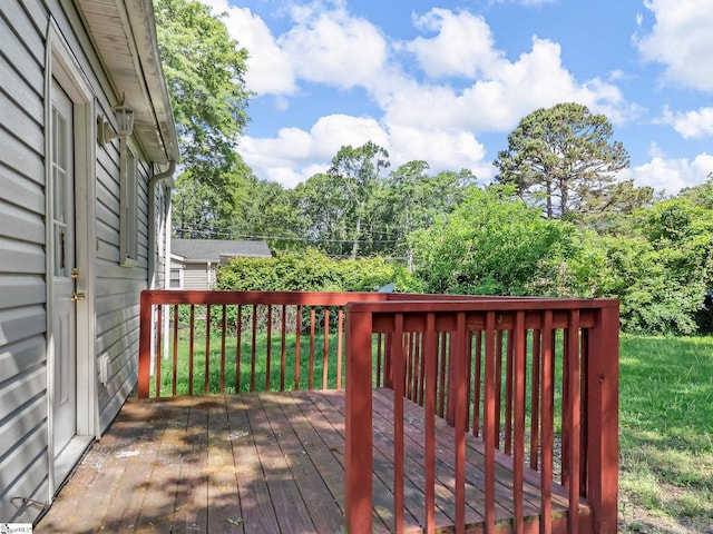 797 Jackson St, Spartanburg, SC 29303 - view of wooden deck