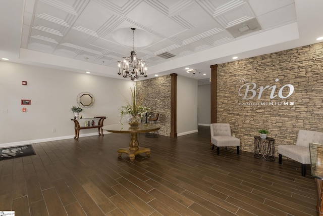 building lobby featuring visible vents