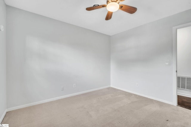 5 Huntley Castle Ct, Taylors, SC 29687 - carpeted spare room featuring a ceiling fan, baseboards, and visible vents