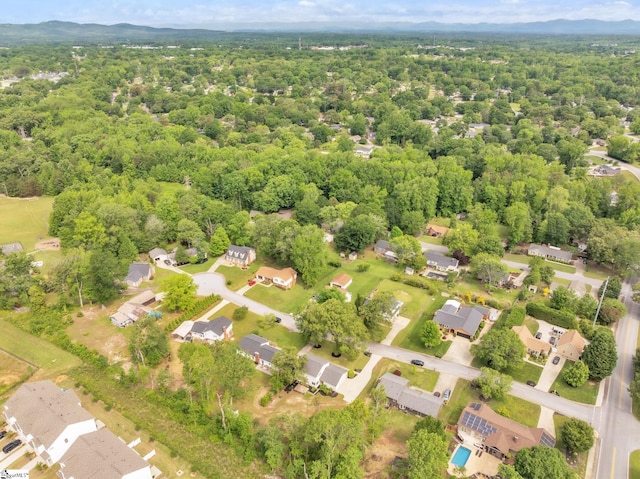 5 Huntley Castle Ct, Taylors, SC 29687 - drone / aerial view with a wooded view and a residential view
