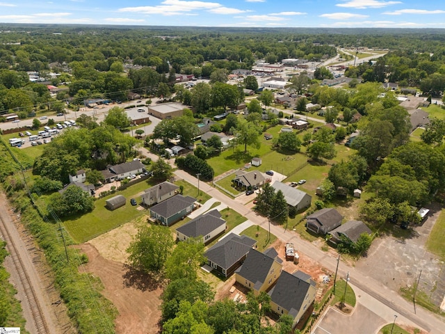 bird's eye view featuring a residential view