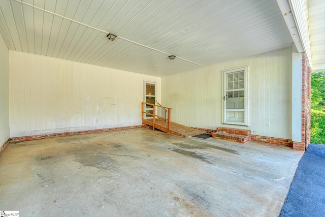 view of patio featuring entry steps