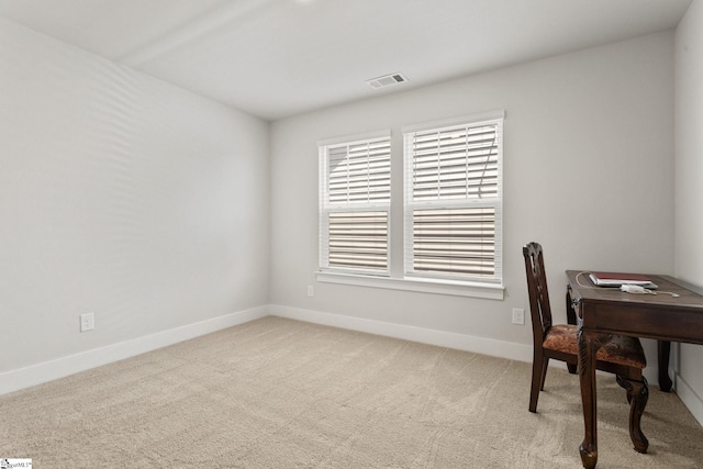 481 Fenwick Dr, Woodruff, SC 29388 - office space featuring baseboards, visible vents, and light colored carpet