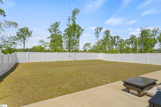 481 Fenwick Dr, Woodruff, SC 29388 - view of yard featuring a fenced backyard and a patio