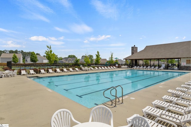 481 Fenwick Dr, Woodruff, SC 29388 - pool with a patio and fence