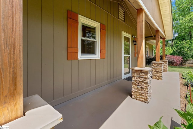 view of patio / terrace featuring a porch