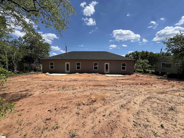 view of rear view of property