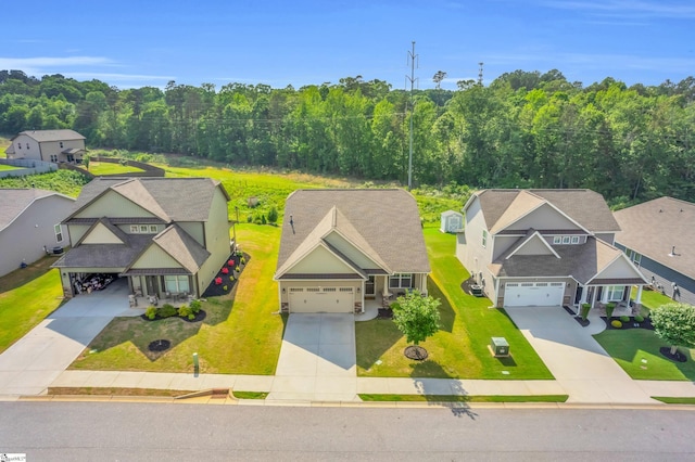 113 Forest Ridge Way, Greenville, SC 29617 - aerial perspective of suburban area featuring a forest