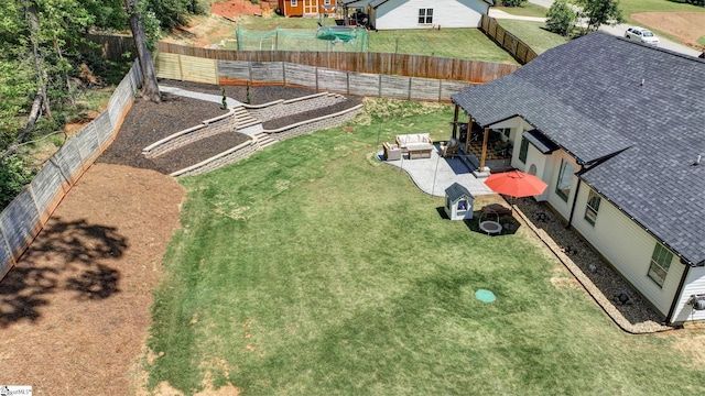 view of subject property