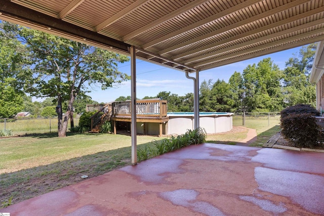 2028 Haven Ct, Boiling Springs, SC 29316 - view of patio / terrace featuring a wooden deck and stairway