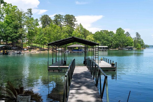 295 Sugarhill Rd, Seneca, SC 29672 - dock area featuring a water view