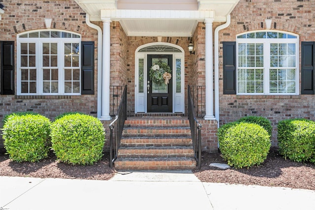 111 Tinsley Ct, Greenville, SC 29615 - property entrance with brick siding