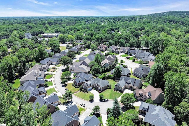 111 Tinsley Ct, Greenville, SC 29615 - aerial perspective of suburban area with a heavily wooded area