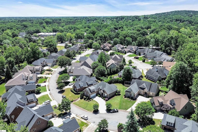 111 Tinsley Ct, Greenville, SC 29615 - aerial perspective of suburban area with a heavily wooded area