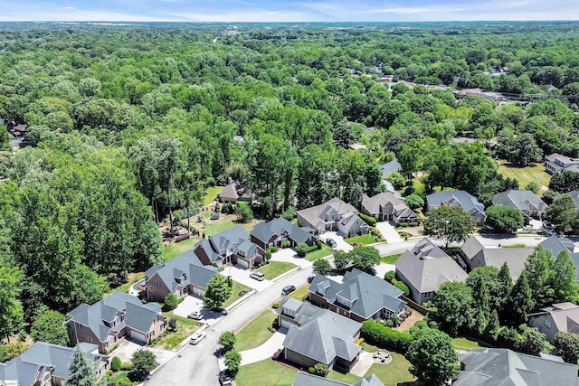 111 Tinsley Ct, Greenville, SC 29615 - aerial perspective of suburban area with a heavily wooded area