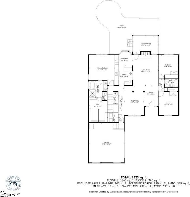 111 Tinsley Ct, Greenville, SC 29615 - home floor plan