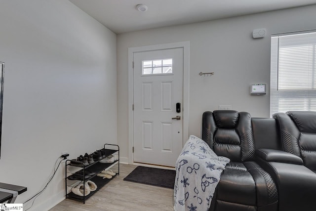 321 Aldworth Ln, Fountain Inn, SC 29644 - foyer featuring light wood finished floors and baseboards