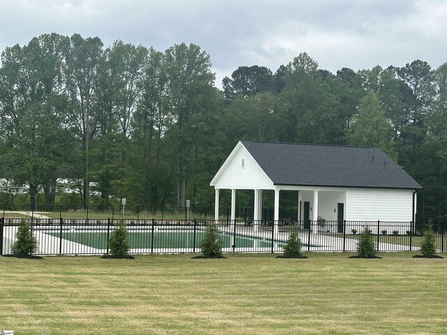 view of pool