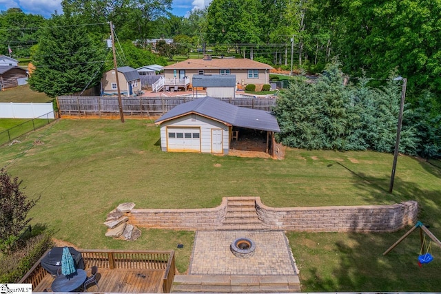view of subject property