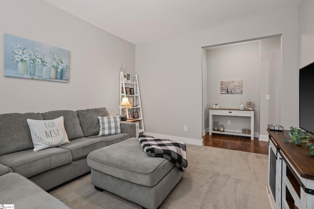 916 Lockhurst Dr, Simpsonville, SC 29681 - carpeted living area featuring baseboards