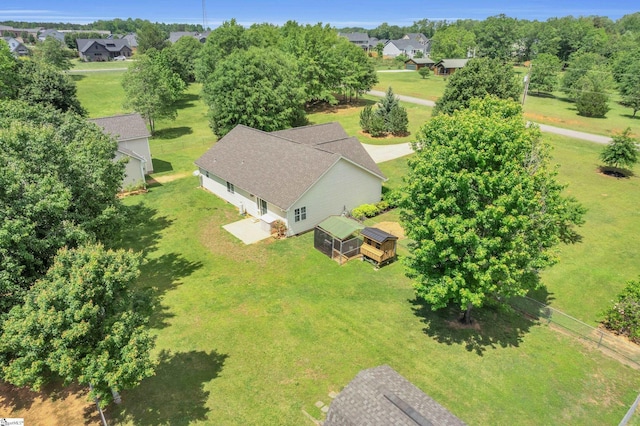 477 Perry Rd, Greer, SC 29651 - aerial perspective of suburban area