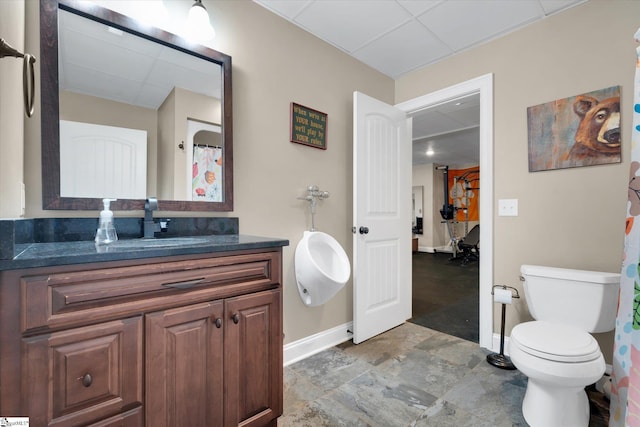 100 Bent Willow Way, Easley, SC 29642 - full bathroom with baseboards, toilet, and vanity