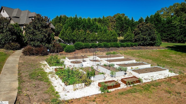 100 Bent Willow Way, Easley, SC 29642 - view of grassy yard with a vegetable garden