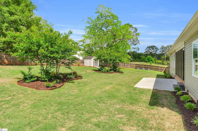 130 Windjammer Way, Anderson, SC 29626 - view of yard with a storage shed, an outbuilding, and a patio