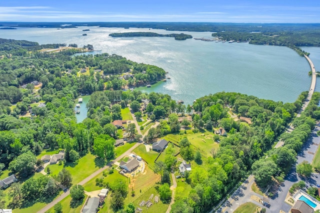 130 Windjammer Way, Anderson, SC 29626 - aerial view of a large body of water