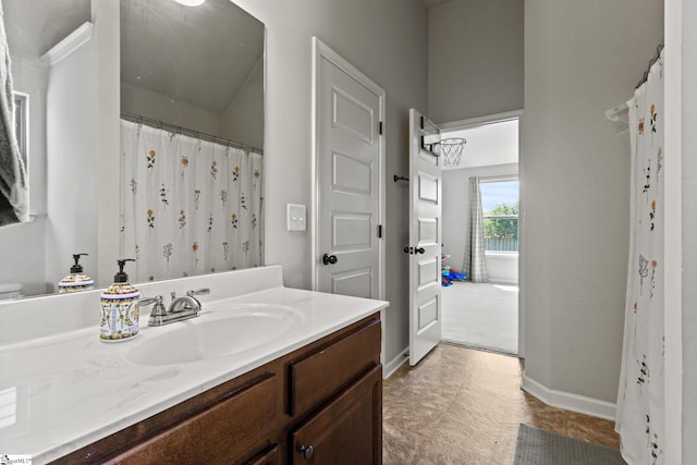 706 Airdale Ln, Simpsonville, SC 29680 - bathroom featuring vanity and baseboards