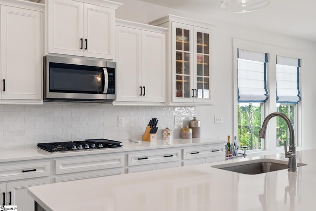 139 Ridgeline Row, Central, SC 29630 - kitchen featuring appliances with stainless steel finishes, a sink, and white cabinets