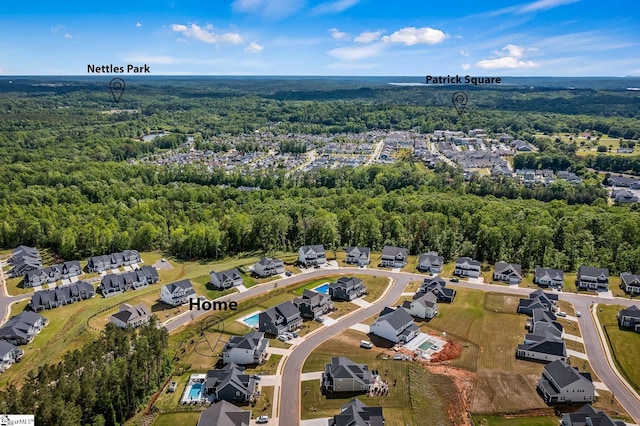 139 Ridgeline Row, Central, SC 29630 - view of property location with a heavily wooded area and nearby suburban area